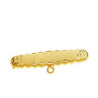 Alfiler Oro Amarillo Bebe 30X8 Mm