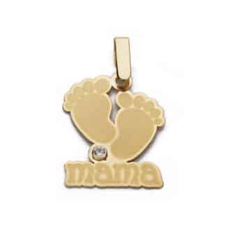 Colgante Oro Amarillo Madre. 19X15 Mm