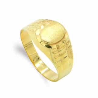 Sello Oro Amarillo Hueco Oval. Zona Grabado: 7X5 Mm
