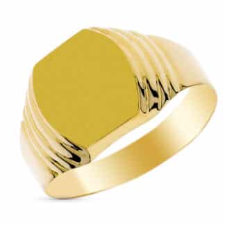Sello Oro Amarillo Caballero Hueco. Zona De Grabado 12X11 Mm