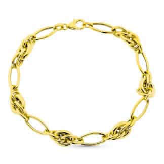 Pulsera Oro Amarillo 20.5 Cm