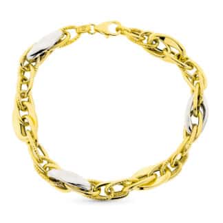 Pulsera Oro Bicolor 20Cm