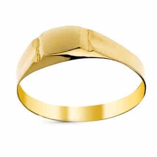 Sello Bebe Oro Amarillo Hueco Tallado. Zona Grabado: 5X4 Mm
