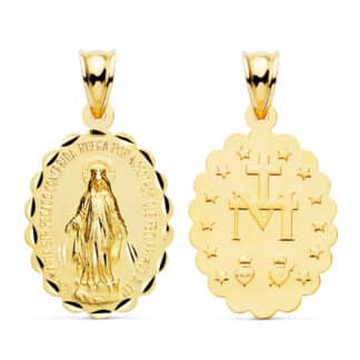 Virgen Milagrosa 28 X 18 Mm 1.80 Grs